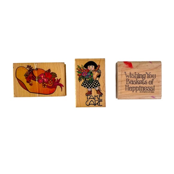 Mary Engelbreit Other - Vintage 1990s Rubber Stamp Bundle Mary Engelbreit Stampin’ It Up!